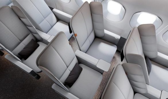 Así podría ser el asiento de avión de clase turista más cómodo
