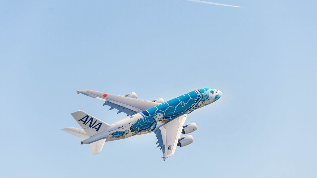 All Nippon Airlines: llamativa linea del avión más grande del mundo
