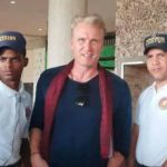 Famoso actor Dolph Lundgren de visita en Punta Cana