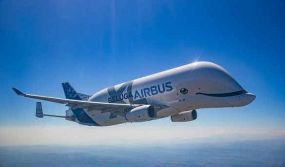 Surca los aires el Beluga XL, la ‘ballena voladora’ de Airbus