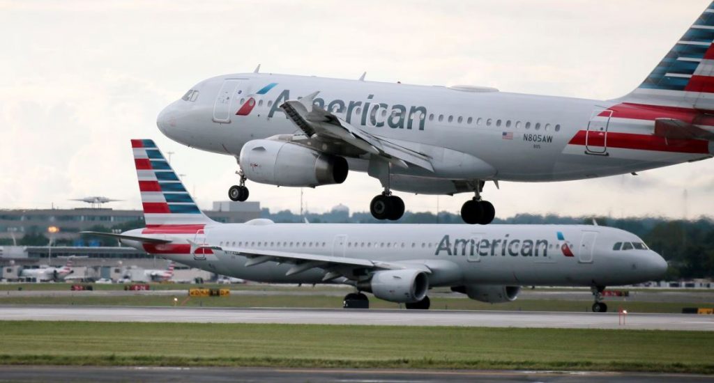 American Airlines reduce un 75 % vuelos internacionales de largo recorrido