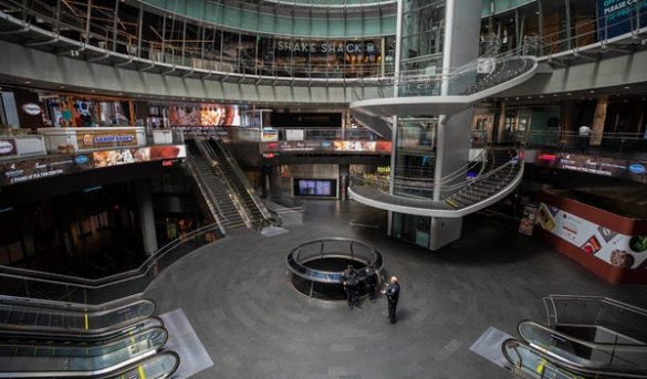 Nueva York desierto por el Covisd-19