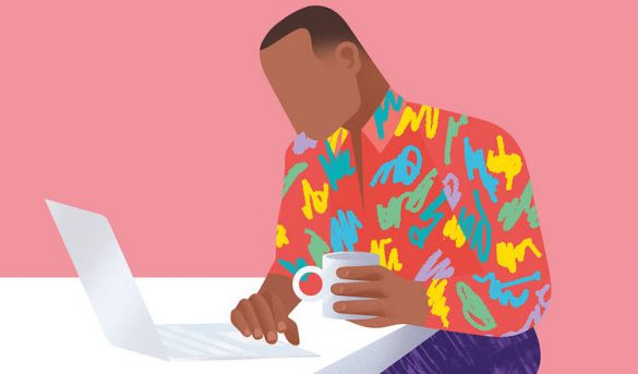 Las alegrías de vestirse para trabajar desde casa