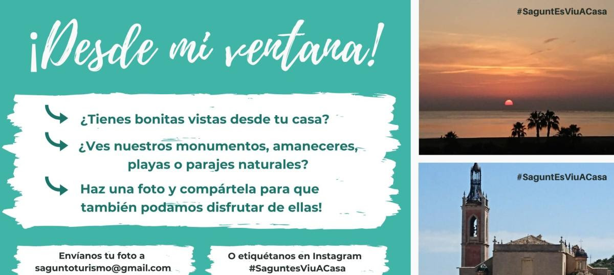 Turismo impulsa la iniciativa participativa de fotografía turística 'Desde mi ventana'