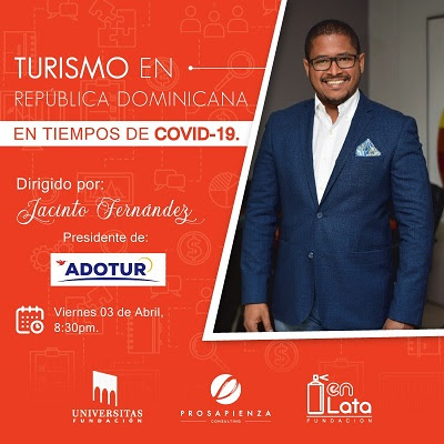Pdte. de Adotur realizará videoconferencia con el tema “Turismo en Rep. Dominicana en Tiempos del Covid-19”