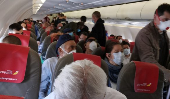 Vuelo de Iberia genera polémica por “alta ocupación”