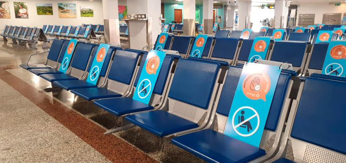 Protocolo sanitario del aeropuerto Las Américas cuando reactive sus operaciones, fotos