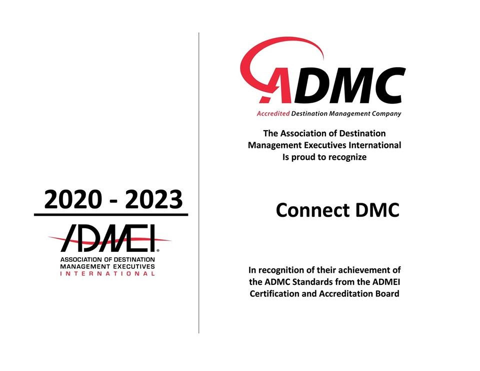 Connect DMC, Ira Empresa en RD en obtener certificado internacional como Compañía de Manejo de Destino Acreditada, Accredited Destination Management Company.