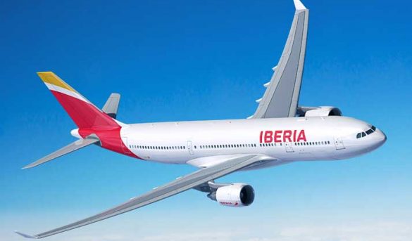 Iberia elevará a 5 sus vuelos semanales a Santo Domingo a partir de agosto