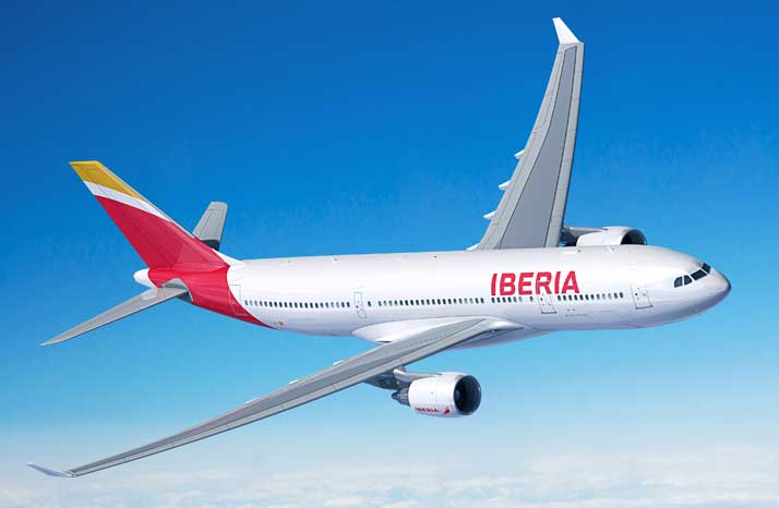 Iberia elevará a 5 sus vuelos semanales a Santo Domingo a partir de agosto
