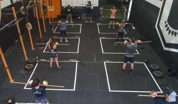 Fotos: así fue la reapertura de parques y gimnasios en la ciudad de San Pablo