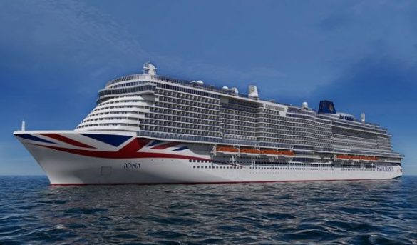 El nuevo barco Iona de P&O Cruises se entregará antes del otoño, ya que la pandemia retrasa el lanzamiento