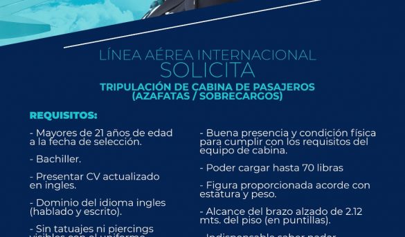 Exclusiva: Aerolínea Intl. próxima a operar desde Rep. Dominicana convoca a feria de empleos el fin de semana