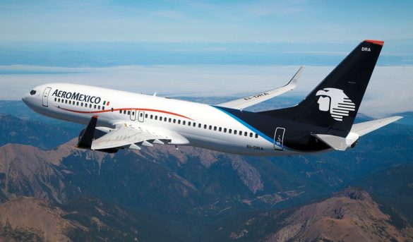 Aeroméxico eleva a tres sus vuelos semanales a Santo Domingo