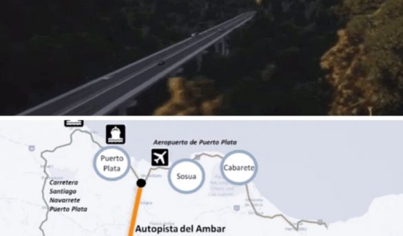 Presidente Abinader presenta en Santiago la Autopista del Ámbar