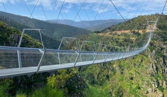 Así es el nuevo puente peatonal suspendido más largo del mundo