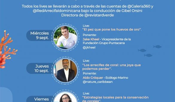 Interesante Feria Arrecife del Coral 2020: Semana Virtual del Arrecife de Coral! Galeria 360, Santo Domingo