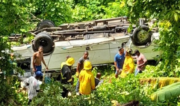 Al menos 17 turistas heridos en accidente de tránsito en Samaná