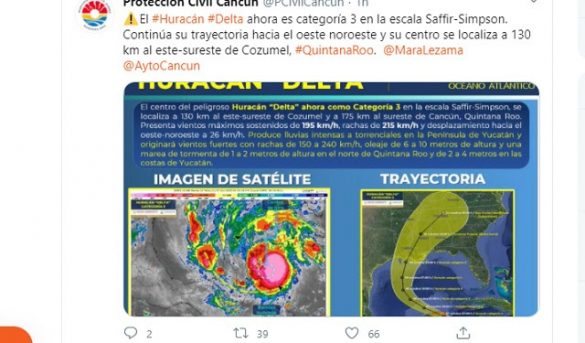 Cancún, expectante ante el huracán más peligroso en 15 años