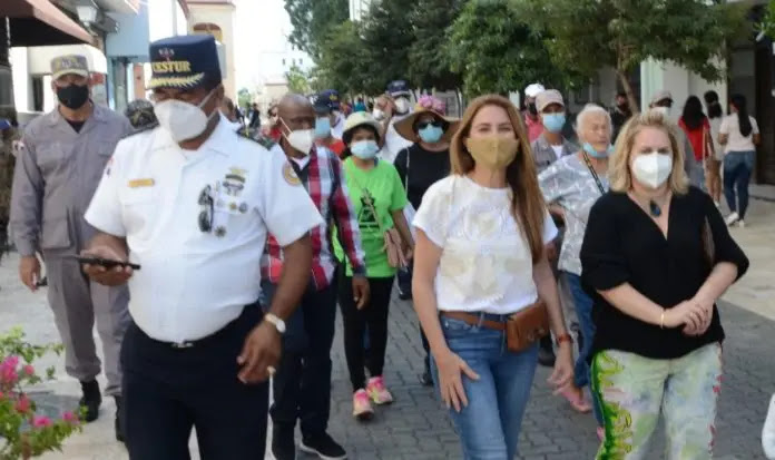 Por segunda semana consecutiva se activa el turismo en la Ciudad Colonial peatonal