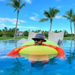 Fonsi vacaciona en Punta Cana, imán de las celebridades