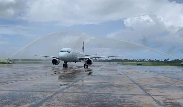 Vuelo de Air Canada, primer enlace que recibe Samaná tras la pandemia