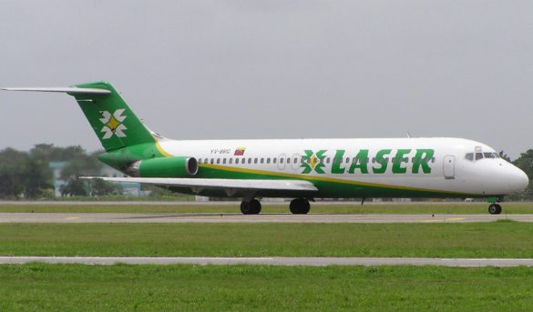 Laser retoma rutas de Caracas a Santo Domingo y a Isla Margarita