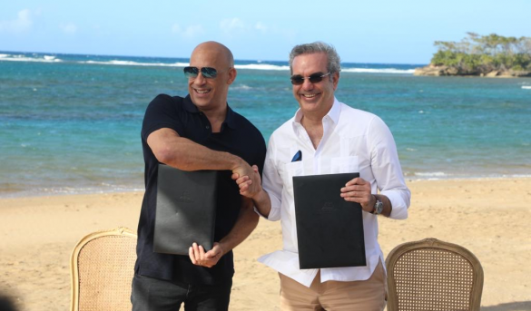 Presidente Abinader anuncia creación de estudio de cine dirigido por Vin Diesel en Puerto Plata