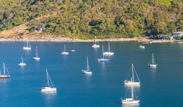 Cuarentena a bordo de un yate: la propuesta de Tailandia para que vuelvan los turistas