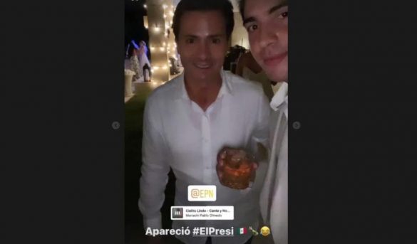 Enrique Peña Nieto reaparece en boda en República Dominicana