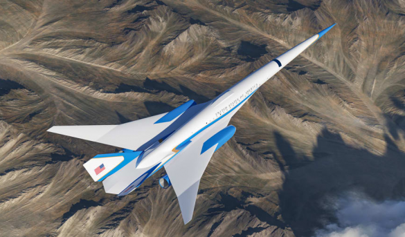Un vistazo exclusivo dentro del jet presidencial supersónico de EE.UU.