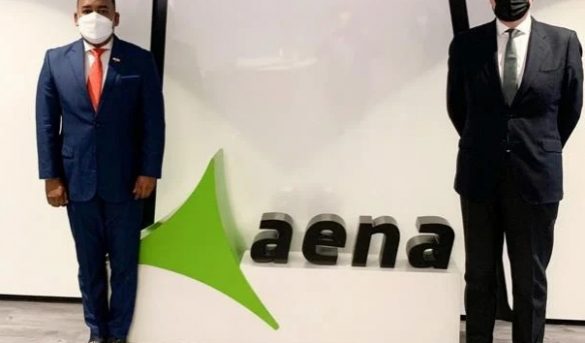 Aeroportuaria dominicana y de España acuerdan cooperación conjunta durante FITUR