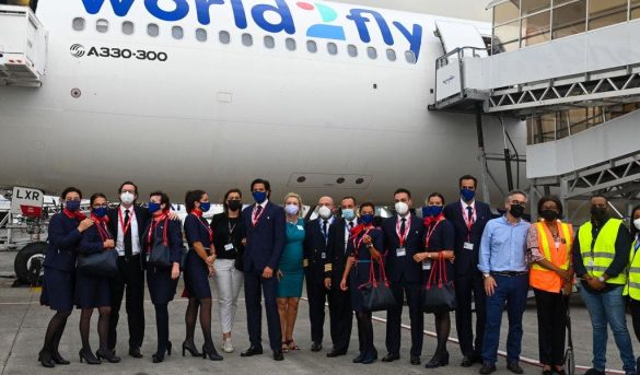 Inauguran nueva ruta aérea Madrid- Punta Cana