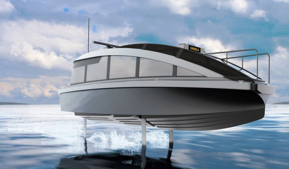 Cómo es el taxi acuático eléctrico ultramoderno, veloz, eficiente y que no hace olas ni deja estela en el agua