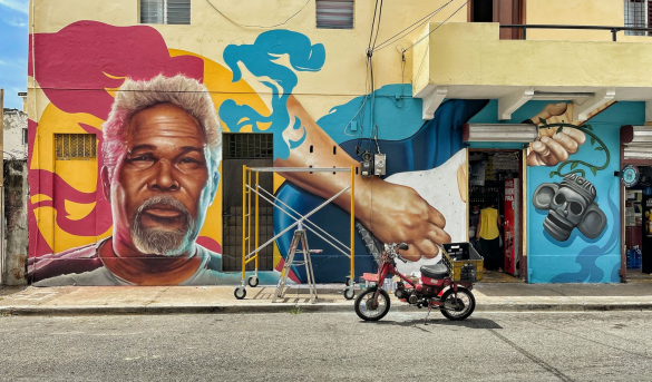 Mural a Luis Días se suma a los atractivos turísticos de la ciudad SD