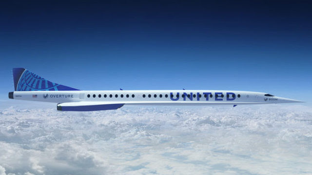 United revoluciona la aeronavegación comercial: encarga 15 aviones supersónicos