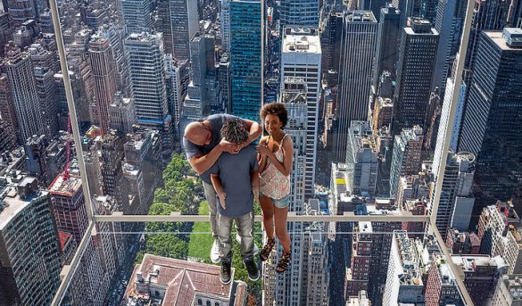 Un ascensor de vértigo para subir a uno de los rascacielos más altos de Nueva York