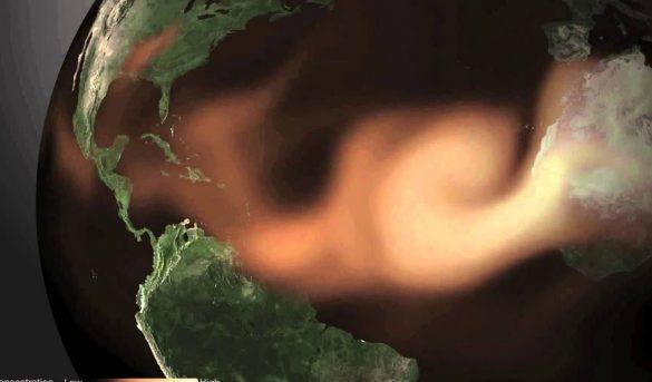 Polvo del Sahara incrementa sensación de calor en Dominicana