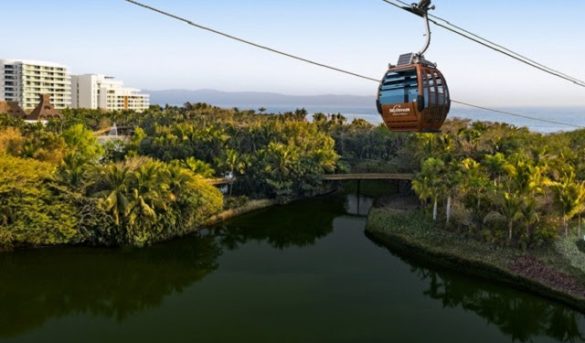 México acoge el hotel del mundo con teleférico para ir a la playa