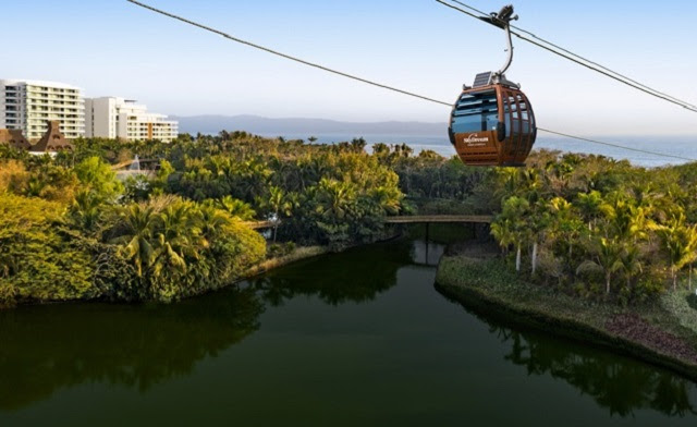 México acoge el hotel del mundo con teleférico para ir a la playa