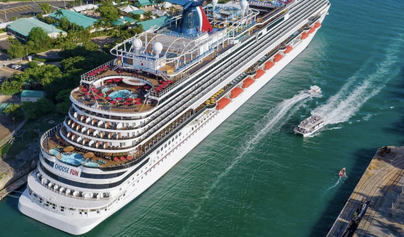 Se activa el trafico e Cruceros a RD. Este gigante llego esta semana  al puerto de La Romana