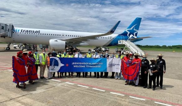 Júbilo en el turismo de Puerto Plata: Air Transat retoma sus vuelos desde Montreal