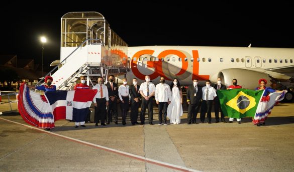 Llega al país el primer vuelo directo Brasil-RD