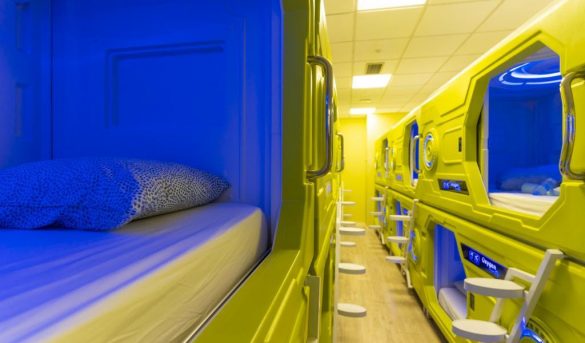 Oxygen Hostel: así es el primer hotel cápsula de Madrid