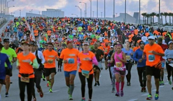 Mañana domingo 06-02-22 se estará corriendo el Maratón de Miami en su 20ª edición