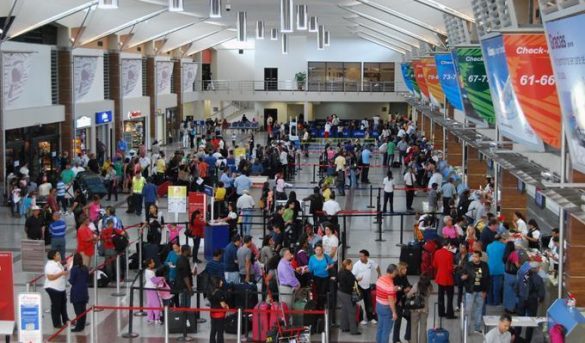 Más de 3 millones de pasajeros se movilizaron por aeropuertos de RD en el primer trimestre de este año