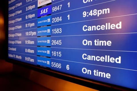 Cientos de vuelos cancelados en EEUU en el «puente» de inicio del verano