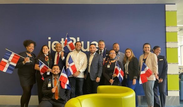 Inauguran nueva ruta aérea Boston-Puerto Plata