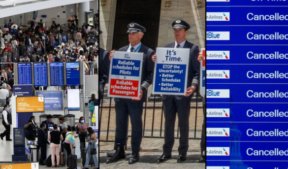 Las aerolíneas mantienen los recortes de vuelos y otras restricciones a medida que los problemas de la industria se prolongan