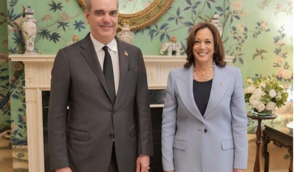 Presidente dominicano se reúne con la Vicepresidenta de EE.UU.